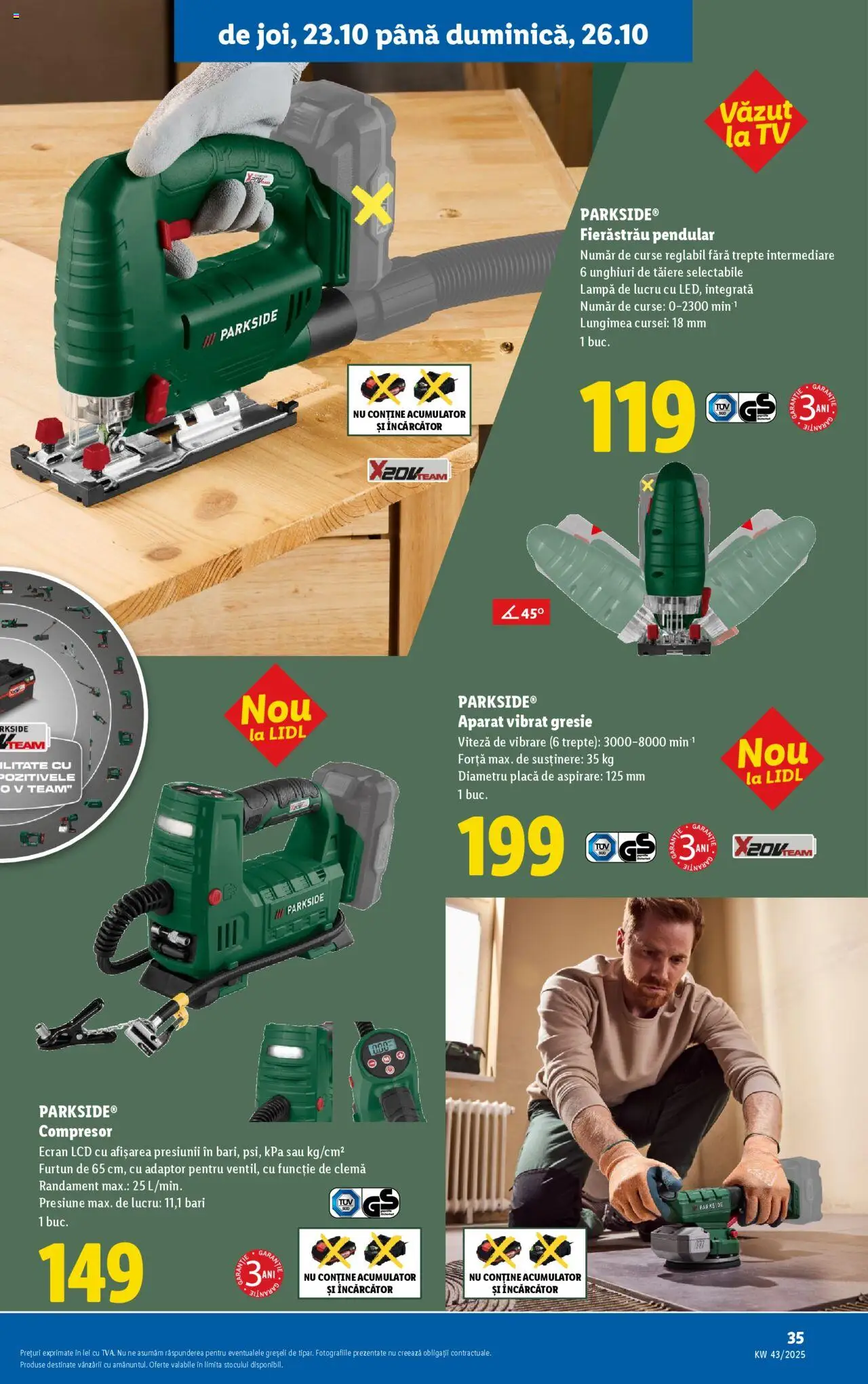 Catalog LIDL 20 - 25 Octombrie 2025 | Pagina 13 | Produse: Încărcător, Adaptor, Gresie, Lampă