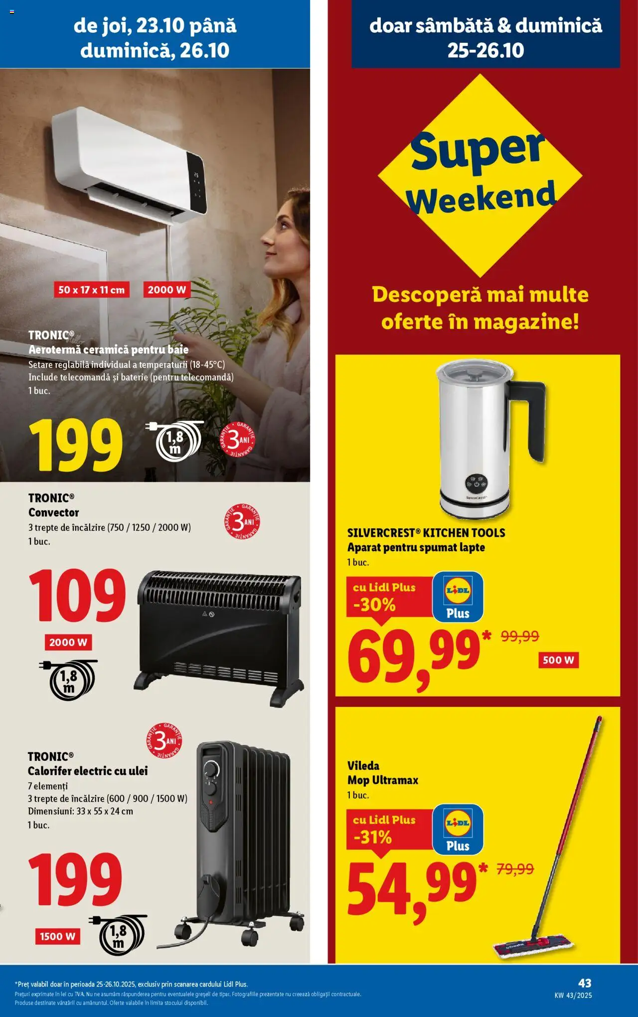 Catalog LIDL 20 - 25 Octombrie 2025 | Pagina 21 | Produse: Mop, Baterie, Lapte, Ulei