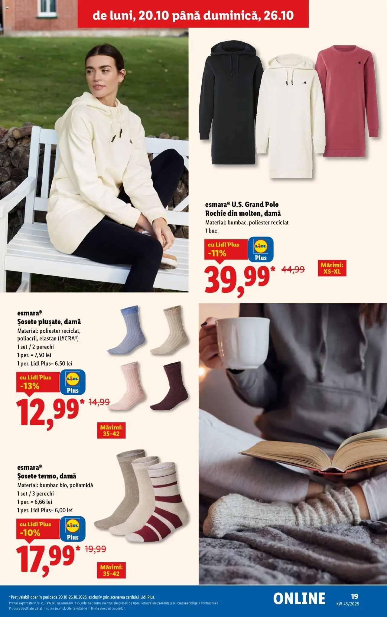 Catalog LIDL 20 - 25 Octombrie 2025 | Pagina 7 | Produse: Rochie, Șosete