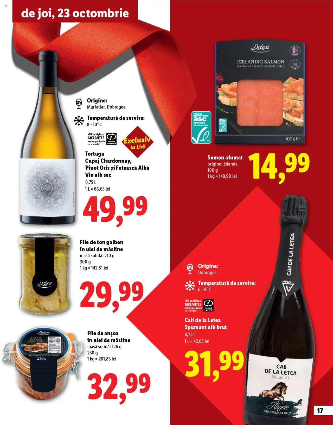 Catalog LIDL 23 Octombrie - 30 Decembrie 2025 | Pagina 17 | Produse: Masă, Măsline, Ulei, Vin