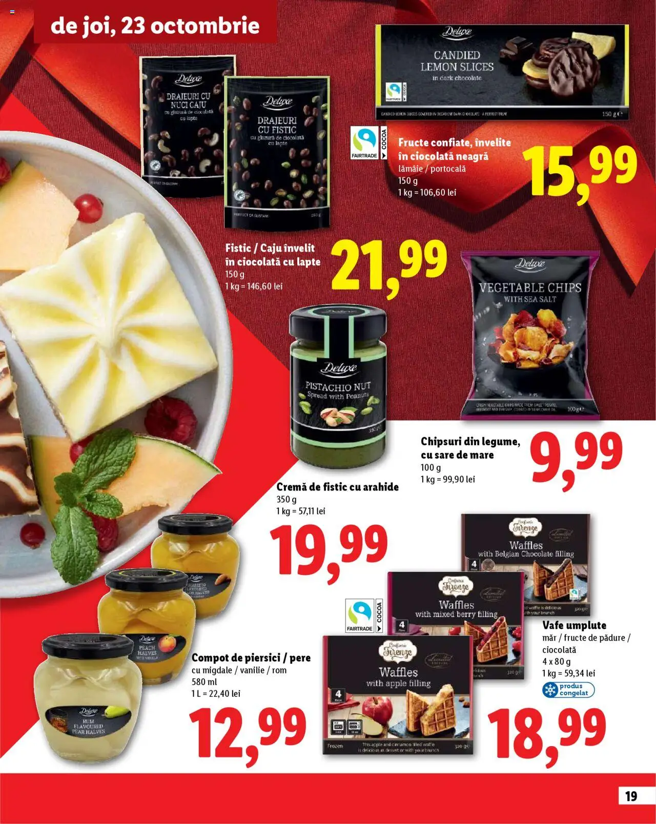Catalog LIDL 23 Octombrie - 30 Decembrie 2025 | Pagina 19 | Produse: Cremă, Ciocolată, Fructe, Sare