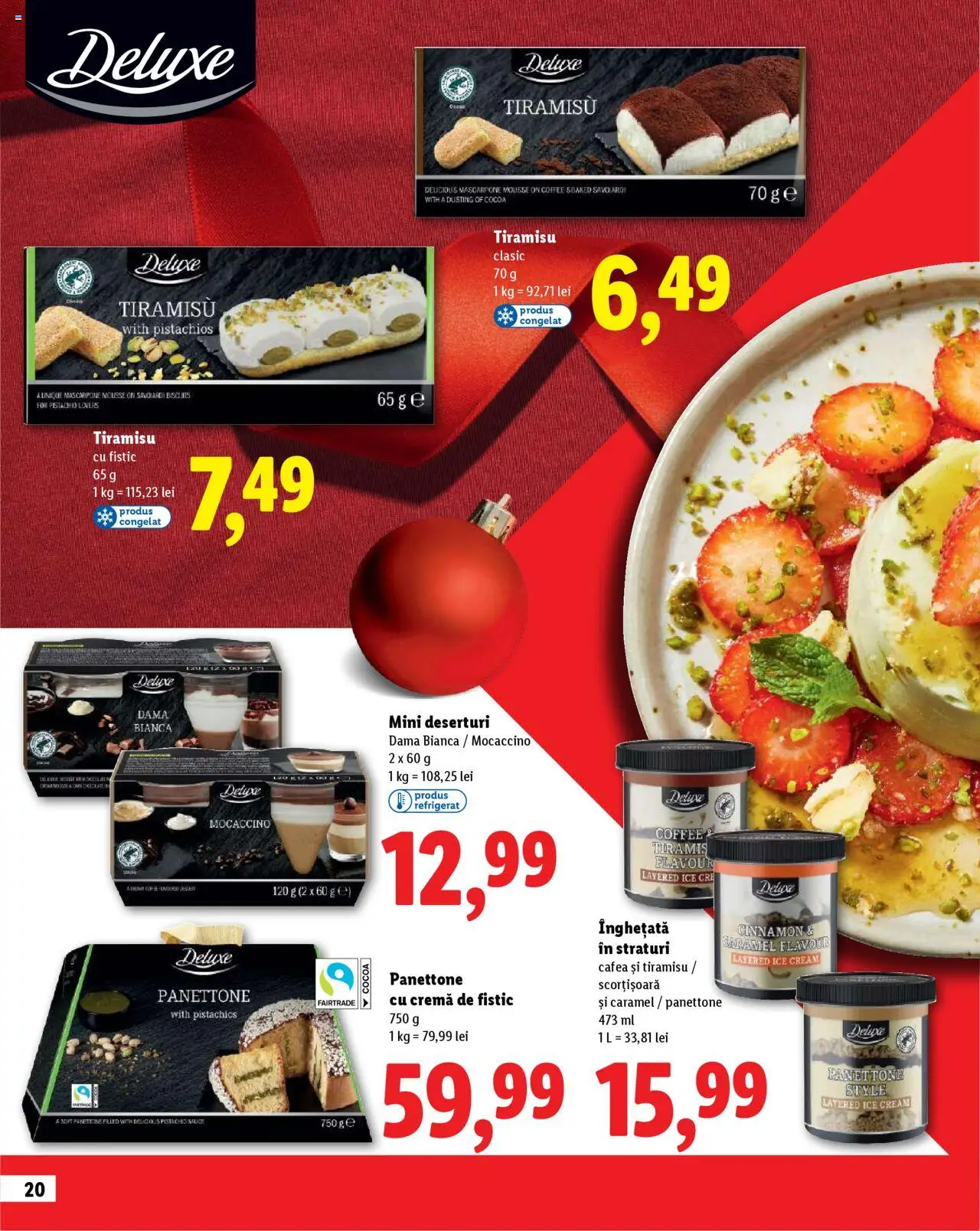 Catalog LIDL 23 Octombrie - 30 Decembrie 2025 | Pagina 20 | Produse: Duș, Tiramisu, Cafea, Mascarpone