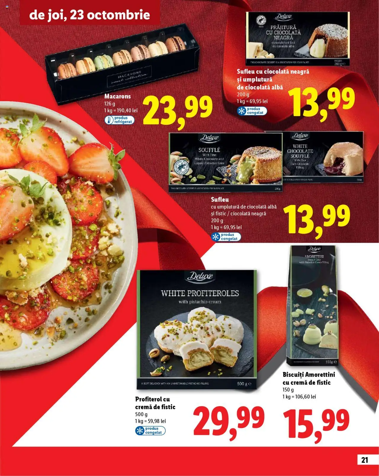 Catalog LIDL 23 Octombrie - 30 Decembrie 2025 | Pagina 21 | Produse: Cremă, Macarons, Fistic, Biscuiți