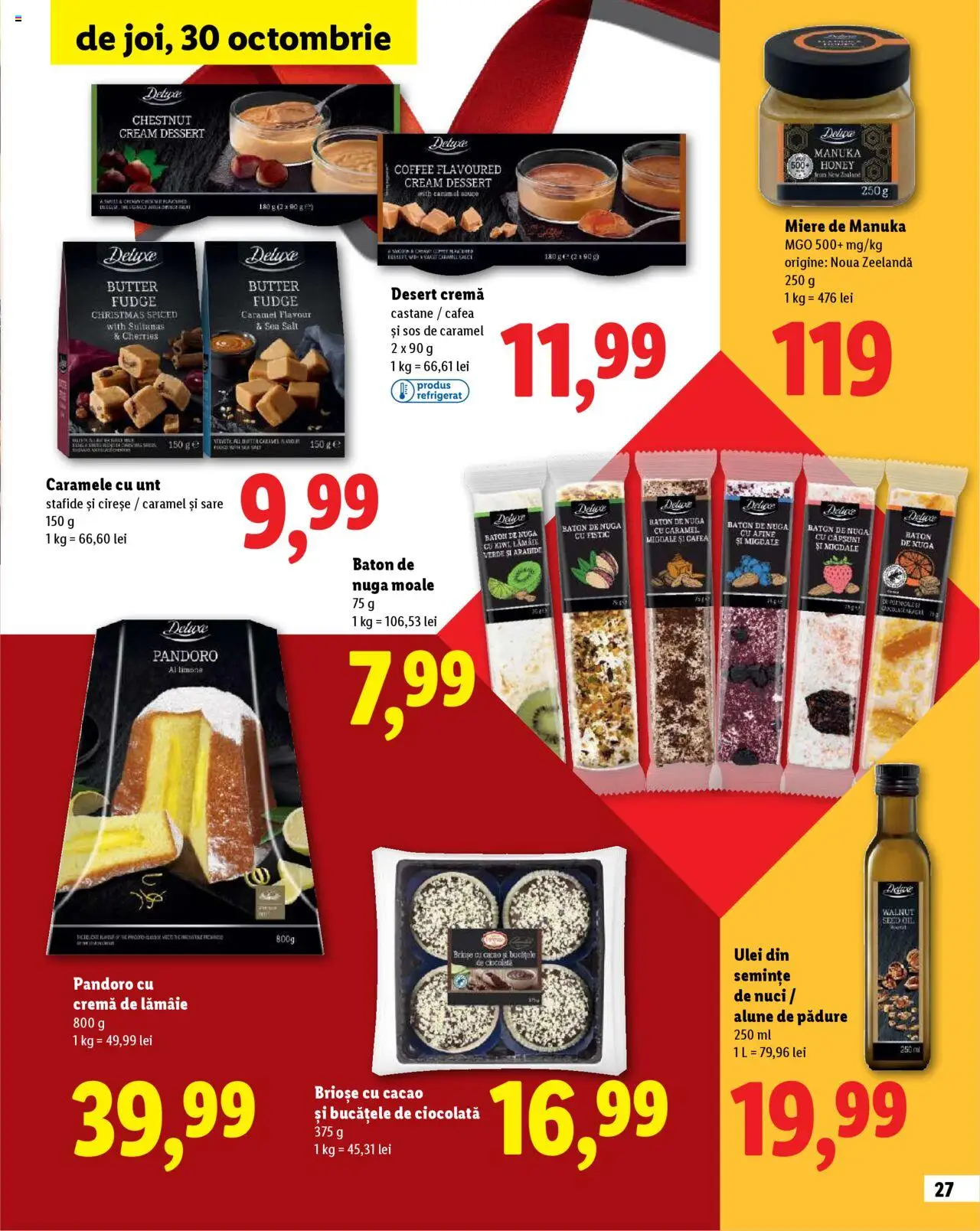 Catalog LIDL 23 Octombrie - 30 Decembrie 2025 | Pagina 27 | Produse: Afine, Semințe, Fistic, Caramele