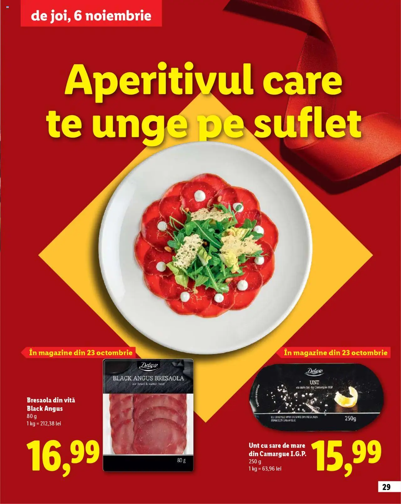 Catalog LIDL 23 Octombrie - 30 Decembrie 2025 | Pagina 29 | Produse: Unt, Sare