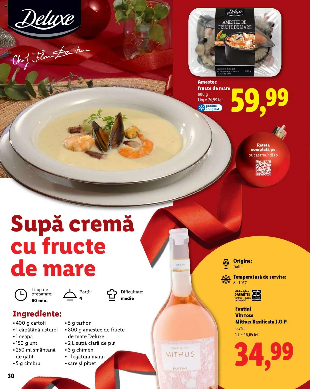 Catalog LIDL 23 Octombrie - 30 Decembrie 2025 | Pagina 30 | Produse: Cremă, Fructe, Piper, Fructe De Mare