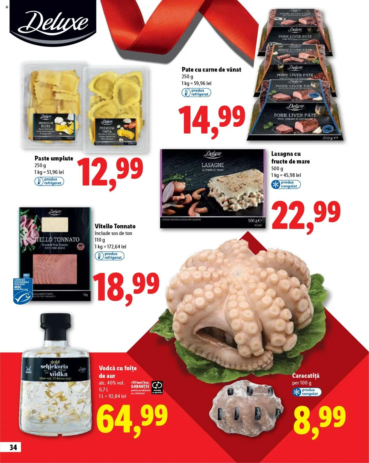 Catalog LIDL 23 Octombrie - 30 Decembrie 2025 | Pagina 34 | Produse: Lasagna, Pate, Paste, Sos