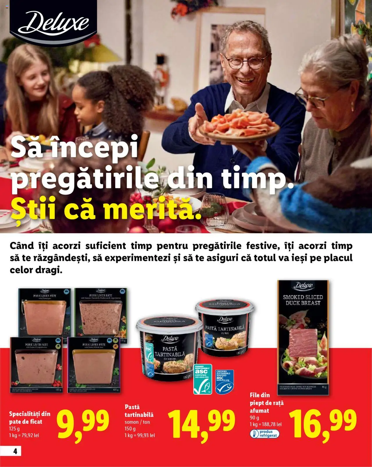 Catalog LIDL 23 Octombrie - 30 Decembrie 2025 | Pagina 4 | Produse: Pate, Rață