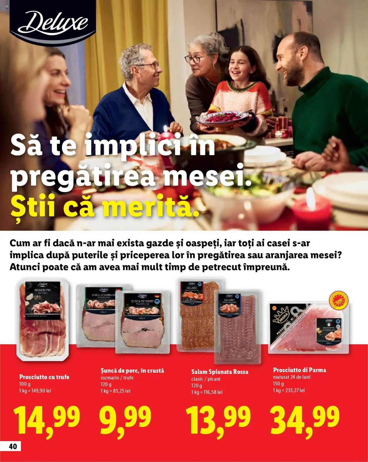 Catalog LIDL 23 Octombrie - 30 Decembrie 2025 | Pagina 40 | Produse: Salam, Șuncă