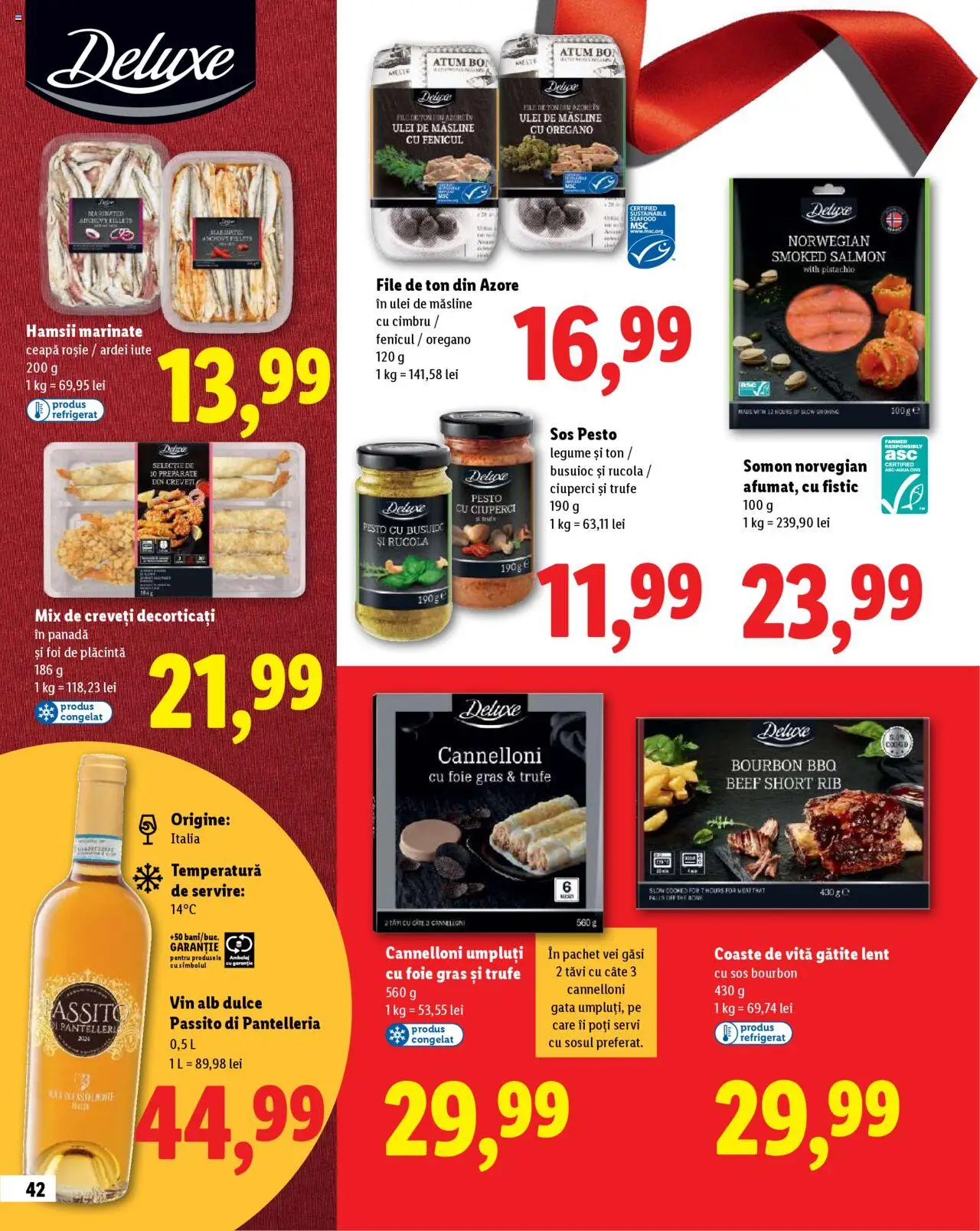 Catalog LIDL 23 Octombrie - 30 Decembrie 2025 | Pagina 42 | Produse: Ciuperci, Ardei, Fistic, Sos
