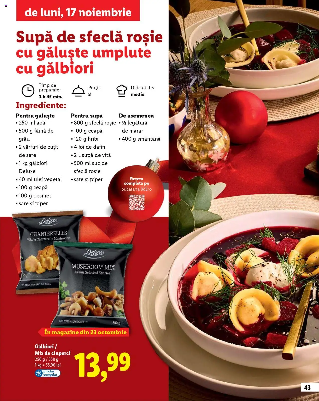 Catalog LIDL 23 Octombrie - 30 Decembrie 2025 | Pagina 43 | Produse: Mărar, Smântână, Sare, Sfeclă