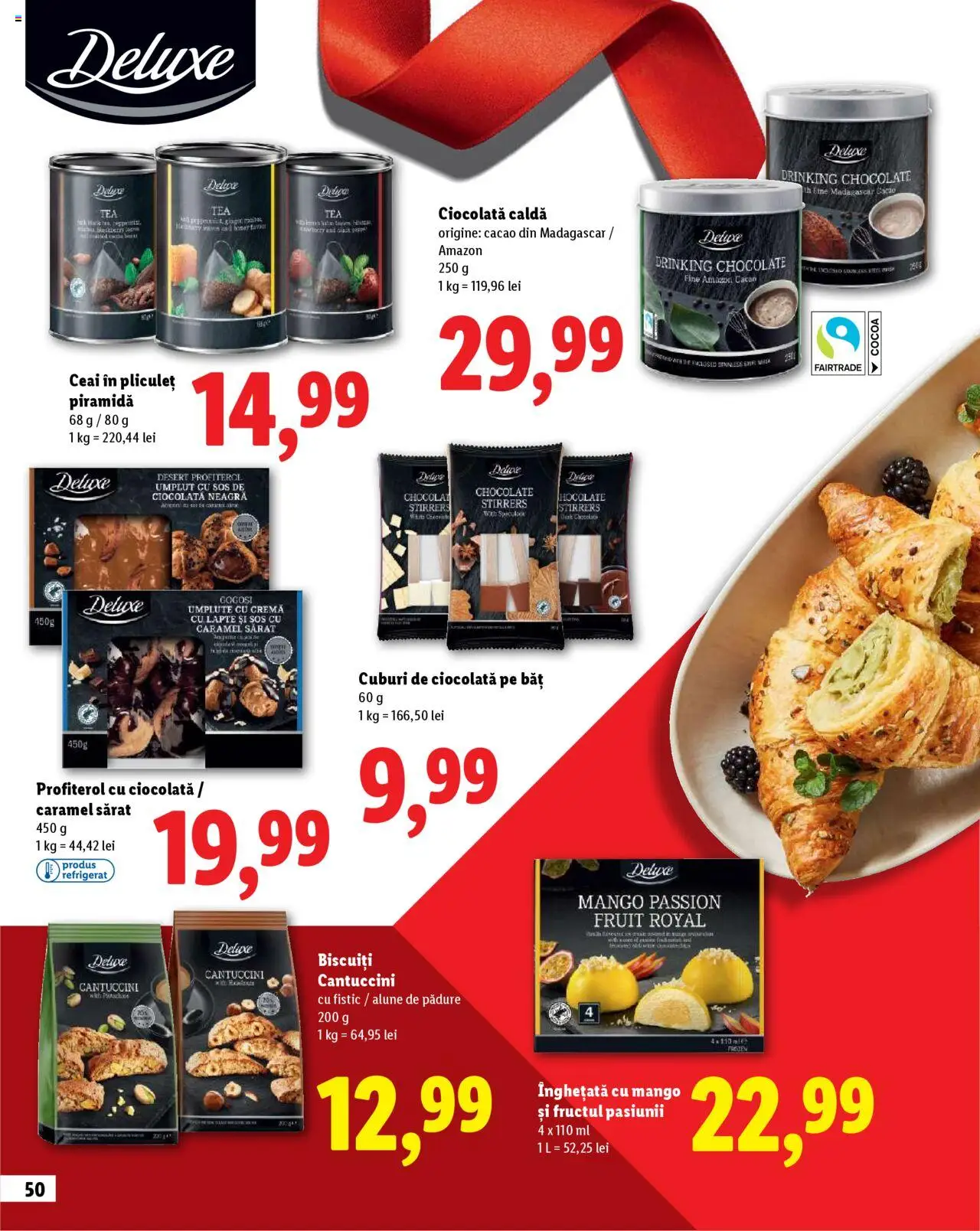 Catalog LIDL 23 Octombrie - 30 Decembrie 2025 | Pagina 50 | Produse: Cremă, Ciocolată, Fistic, Gogoși