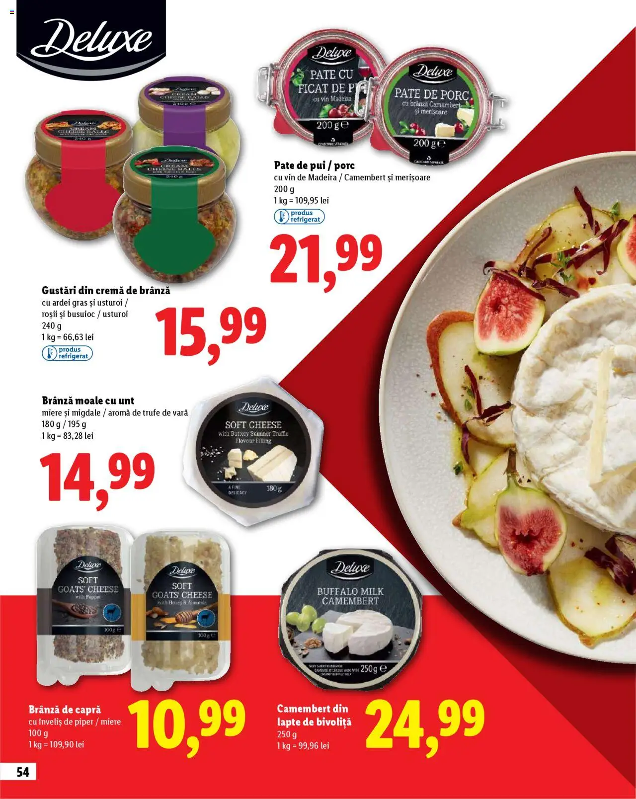 Catalog LIDL 23 Octombrie - 30 Decembrie 2025 | Pagina 54 | Produse: Ardei, Brânză, Cremă de brânză, Usturoi
