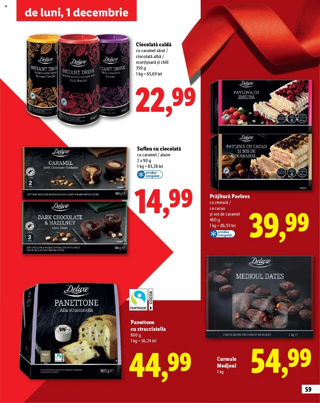 Catalog LIDL 23 Octombrie - 30 Decembrie 2025 | Pagina 59 | Produse: Chilli, Zmeură, Alune, Sos