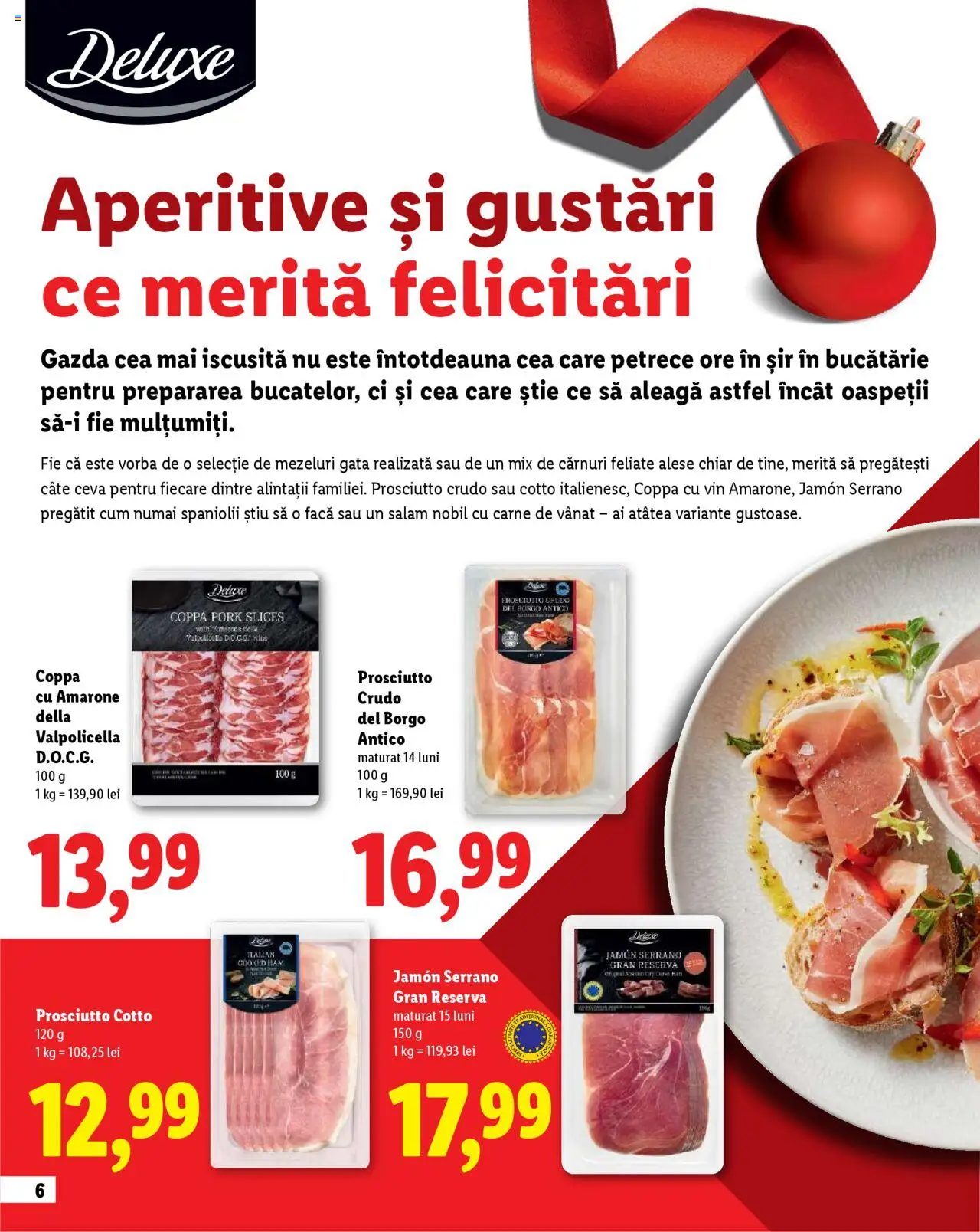 Catalog LIDL 23 Octombrie - 30 Decembrie 2025 | Pagina 6 | Produse: Bucătărie, Salam, Vin