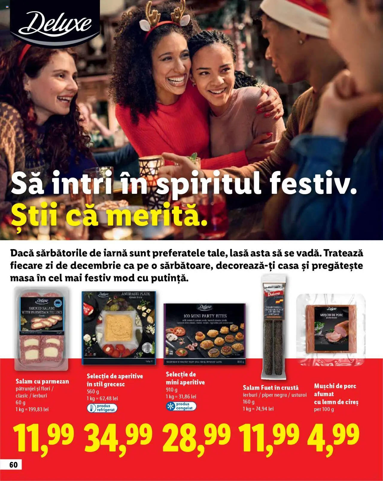 Catalog LIDL 23 Octombrie - 30 Decembrie 2025 | Pagina 60 | Produse: Masă, Salam, Piper, Usturoi