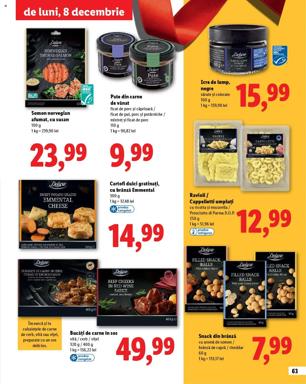 Catalog LIDL 23 Octombrie - 30 Decembrie 2025 | Pagina 63 | Produse: Taneli organik hardal, Babak, Cartofi, Sos