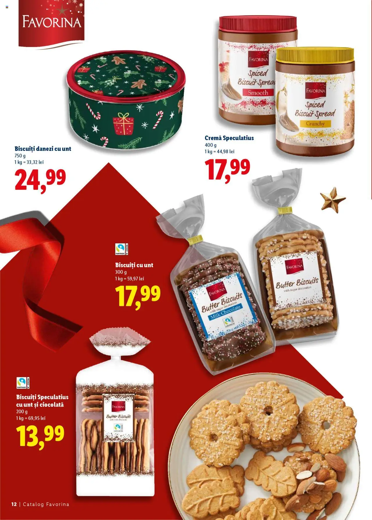 Catalog LIDL 16 Octombrie - 30 Decembrie 2025 | Pagina 12 | Produse: Unt, Cremă, Ciocolată, Biscuiți