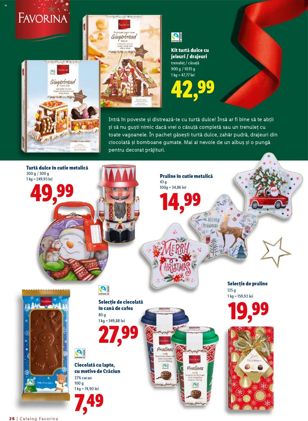 Catalog LIDL 16 Octombrie - 30 Decembrie 2025 | Pagina 26 | Produse: Pungă, Praline, Cafea, Bomboane