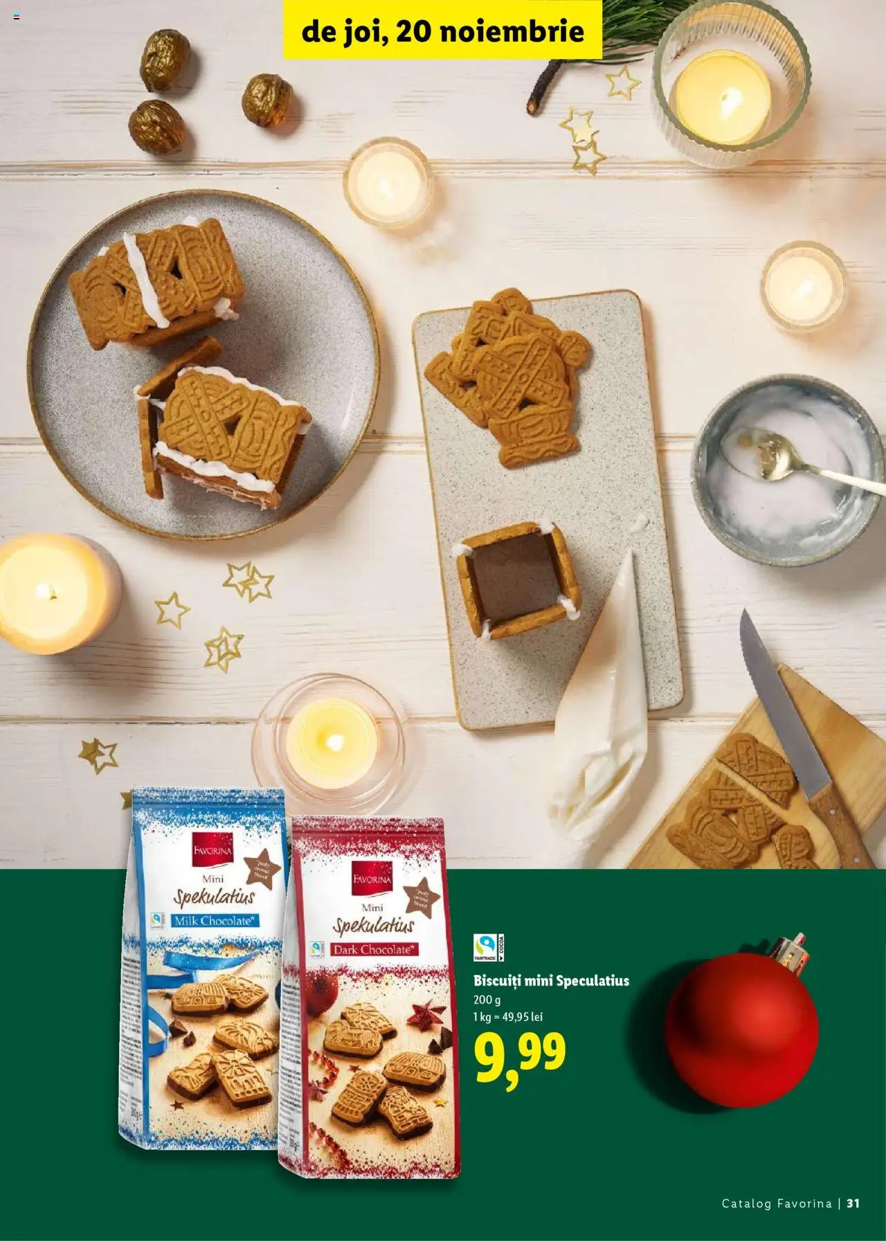 Catalog LIDL 16 Octombrie - 30 Decembrie 2025 | Pagina 31 | Produse: Biscuiți