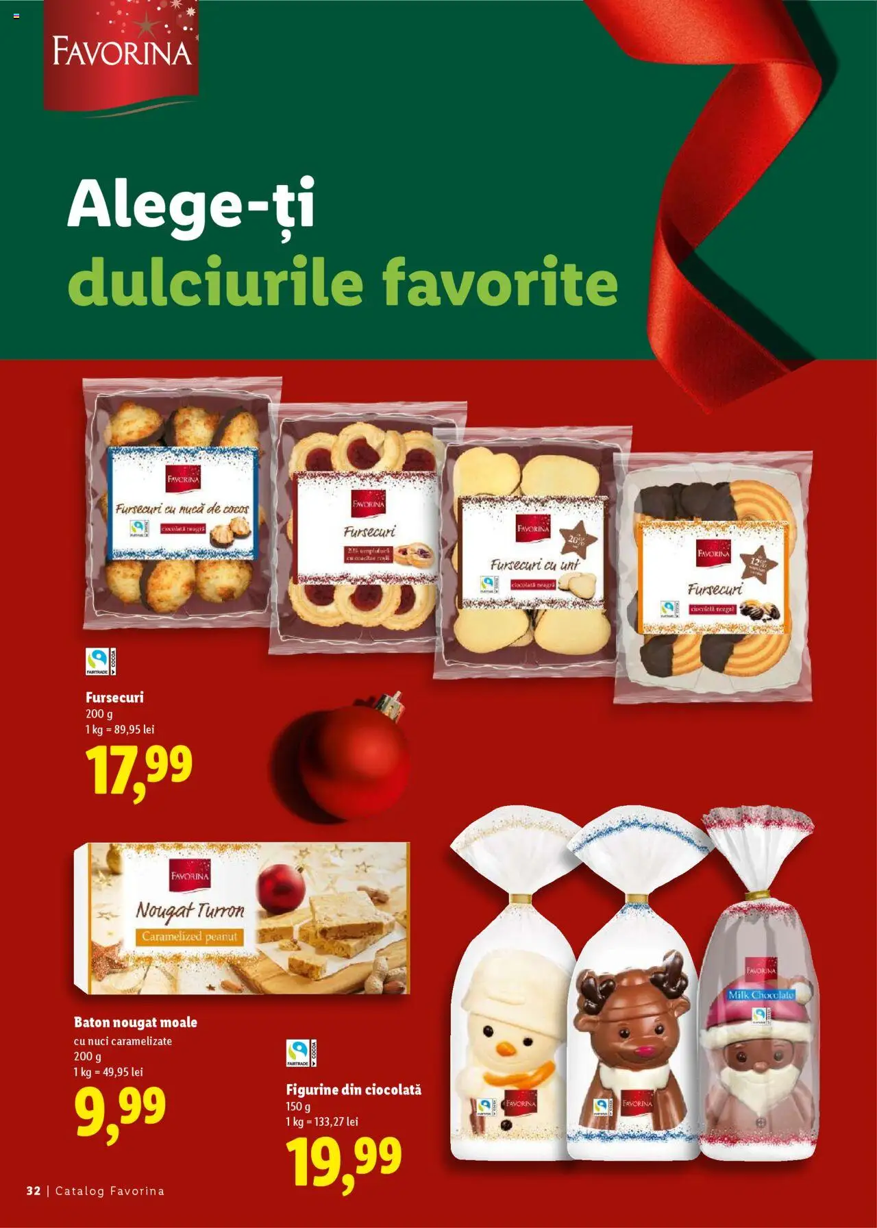 Catalog LIDL 16 Octombrie - 30 Decembrie 2025 | Pagina 32 | Produse: Unt, Ciocolată, Nuci