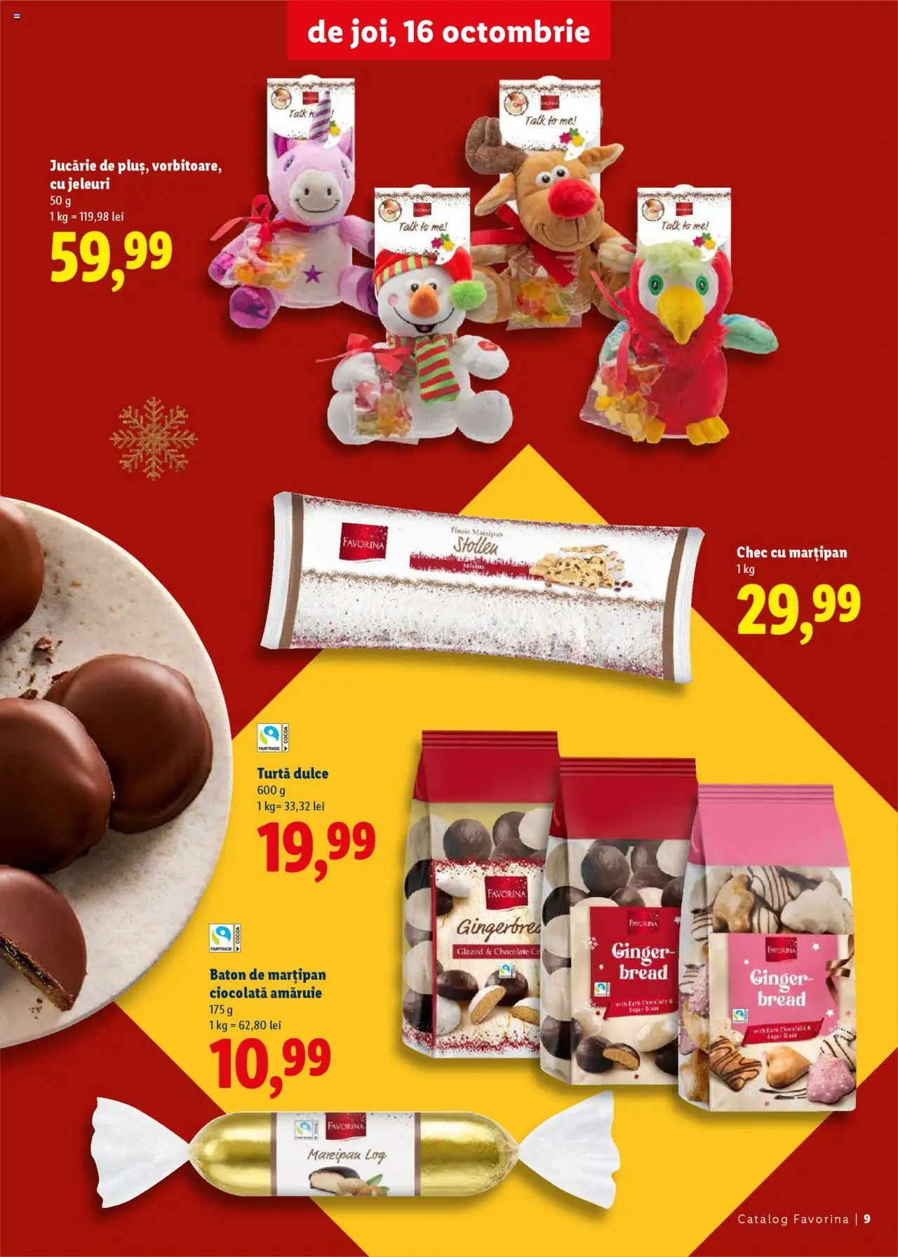 Catalog LIDL 16 Octombrie - 30 Decembrie 2025 | Pagina 9 | Produse: Ciocolată, Turtă dulce, Jeleuri