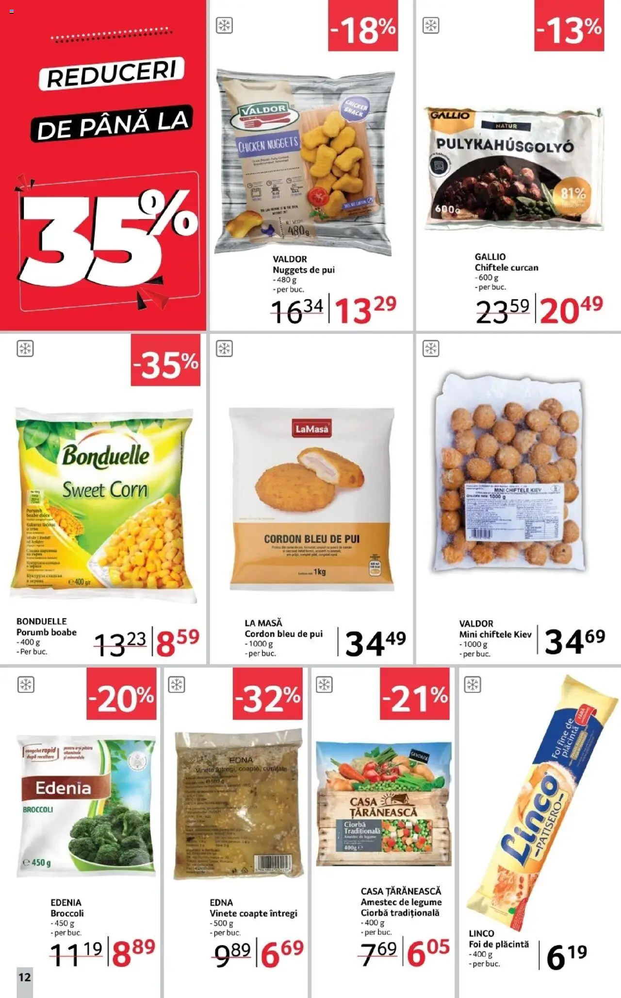 Catalog Selgros 17 - 29 Octombrie 2025 | Pagina 12 | Produse: Masă, Cordon bleu, Plăcintă, Chiftele