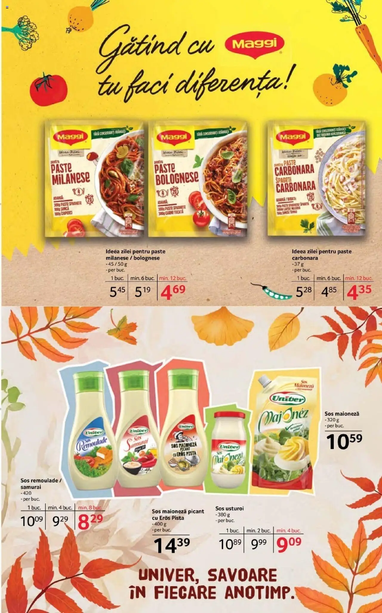 Catalog Selgros 17 - 29 Octombrie 2025 | Pagina 21 | Produse: Ciuperci, Paste, Maioneză, Sos