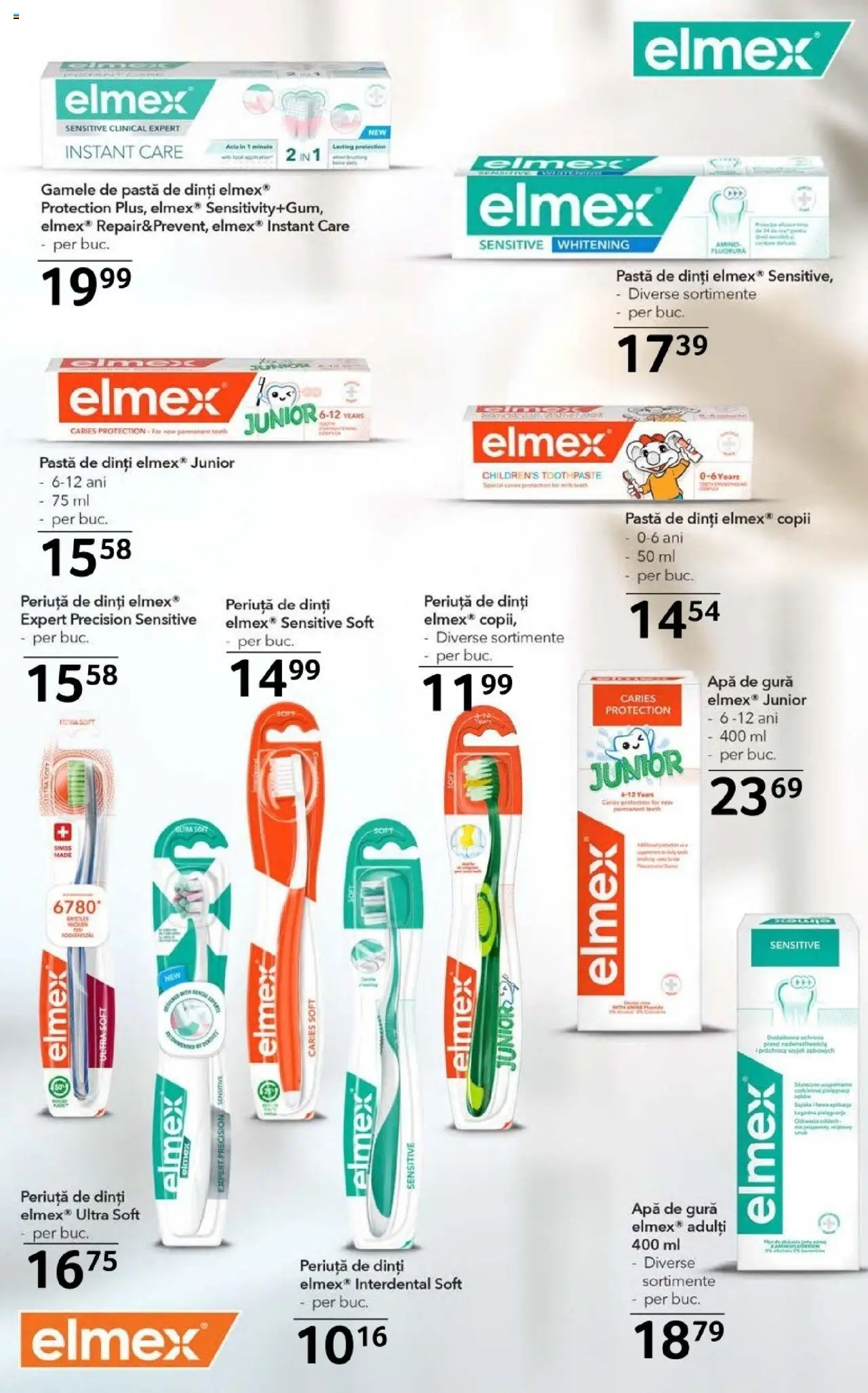 Catalog Selgros 17 - 29 Octombrie 2025 | Pagina 42 | Produse: Șort, Pastă de dinți, Periuță de dinți, Apă