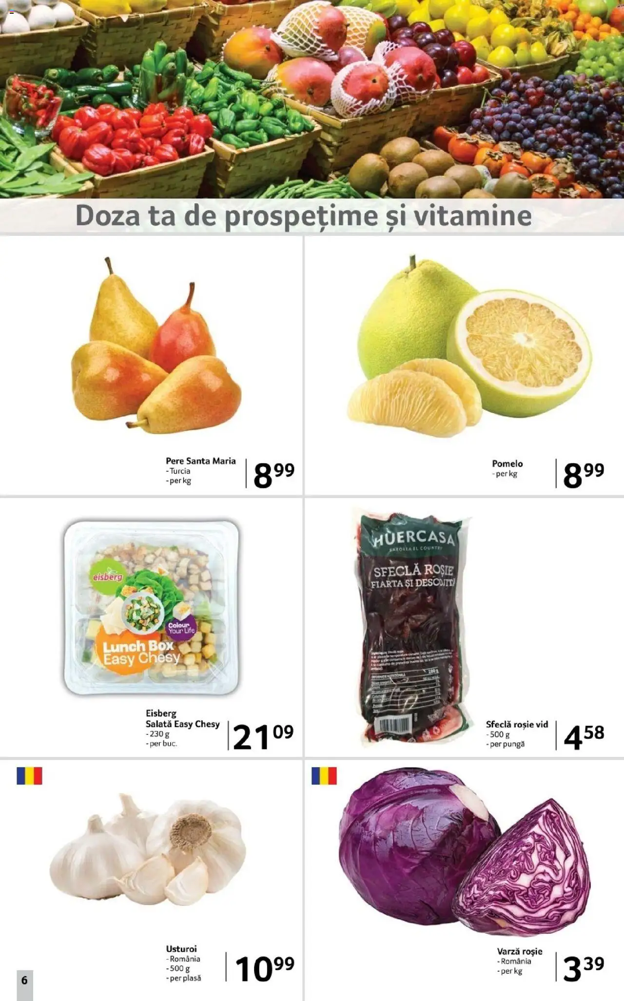 Catalog Selgros 17 - 29 Octombrie 2025 | Pagina 6 | Produse: Pungă, Salată, Usturoi, Sfeclă