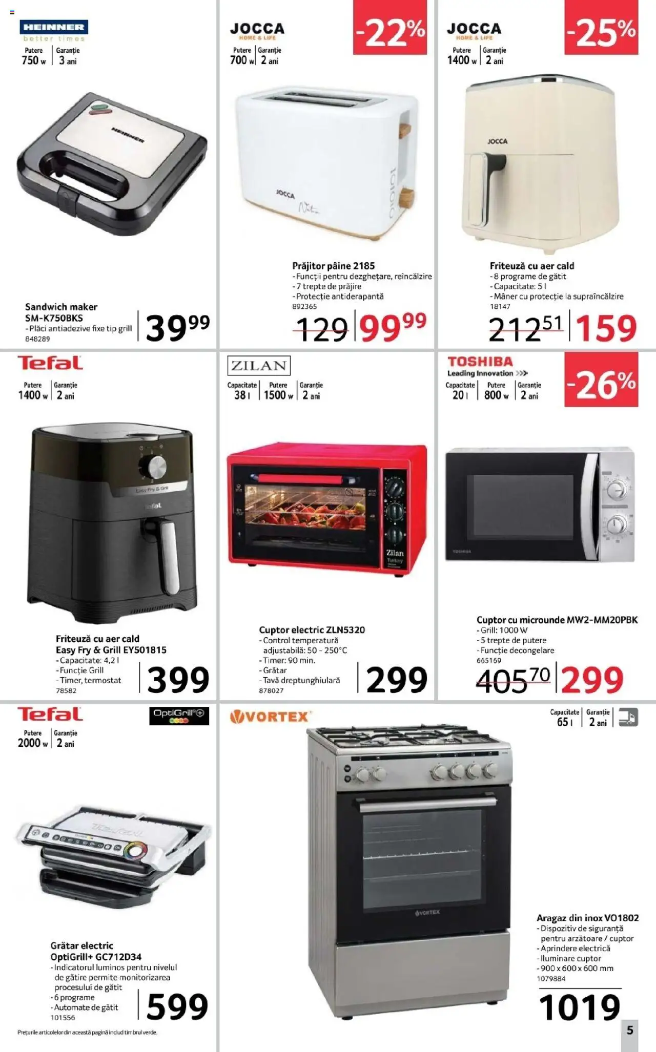 Catalog Selgros 17 - 29 Octombrie 2025 | Pagina 5 | Produse: Cuptor, Cuptor Cu Microunde, Aragaz, Pâine