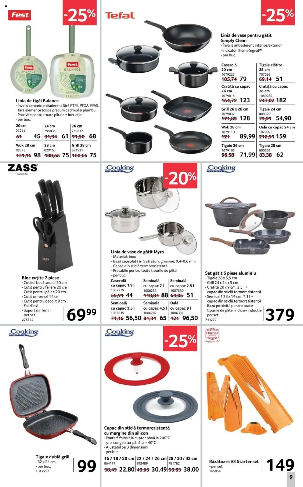 Catalog Selgros 17 - 29 Octombrie 2025 | Pagina 9 | Produse: Congelator, Grill, Cuțit, Pâine