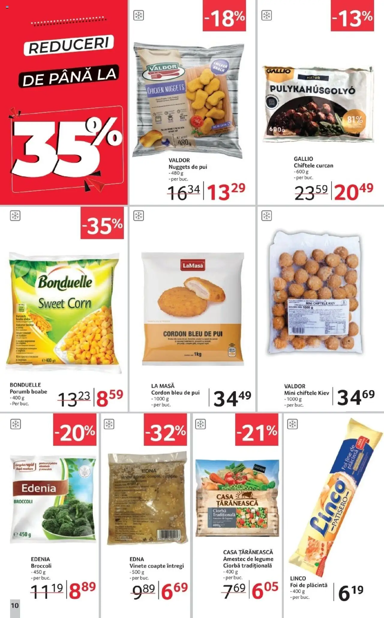 Catalog Selgros 17 - 29 Octombrie 2025 | Pagina 10 | Produse: Hacıyatmaz Kedi Oyuncağı, Cordon bleu, Plăcintă, Chiftele