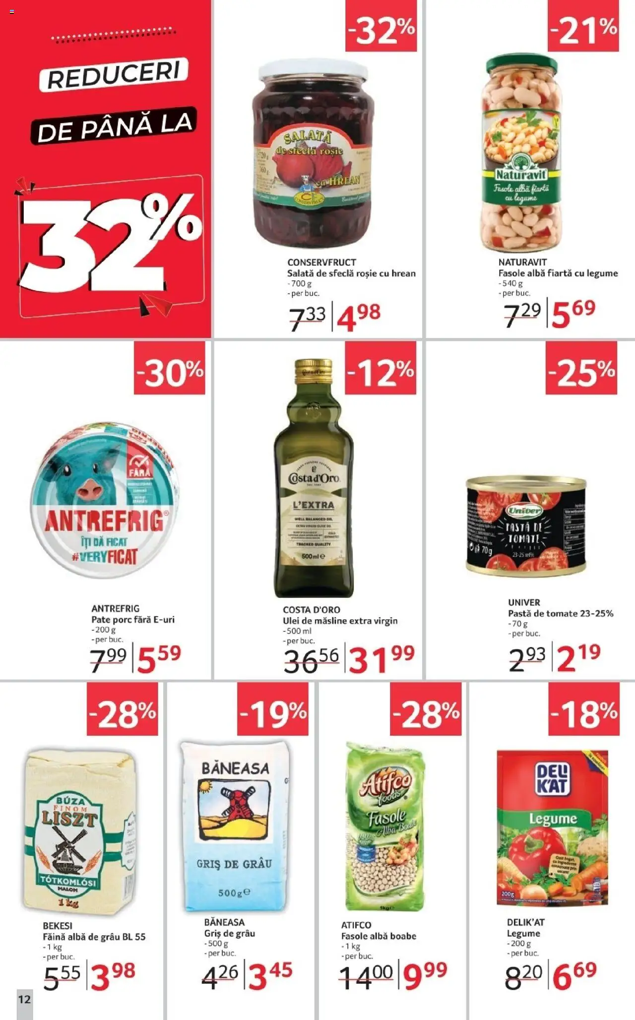 Catalog Selgros 17 - 29 Octombrie 2025 | Pagina 12 | Produse: Pate, Făină, Salată, Fasole albă