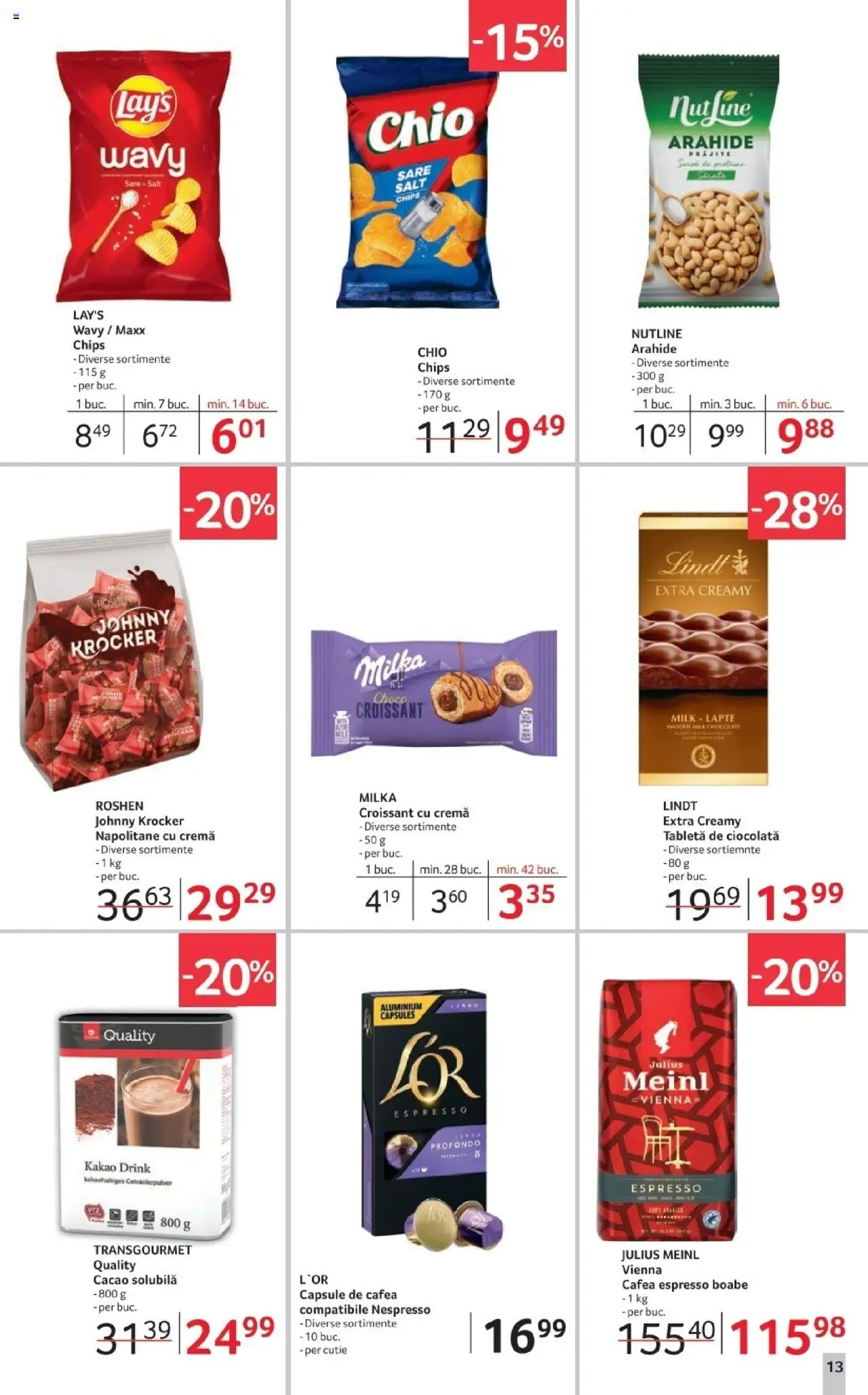 Catalog Selgros 17 - 29 Octombrie 2025 | Pagina 13 | Produse: Cutie, Lapte, Ciocolată, Cacao