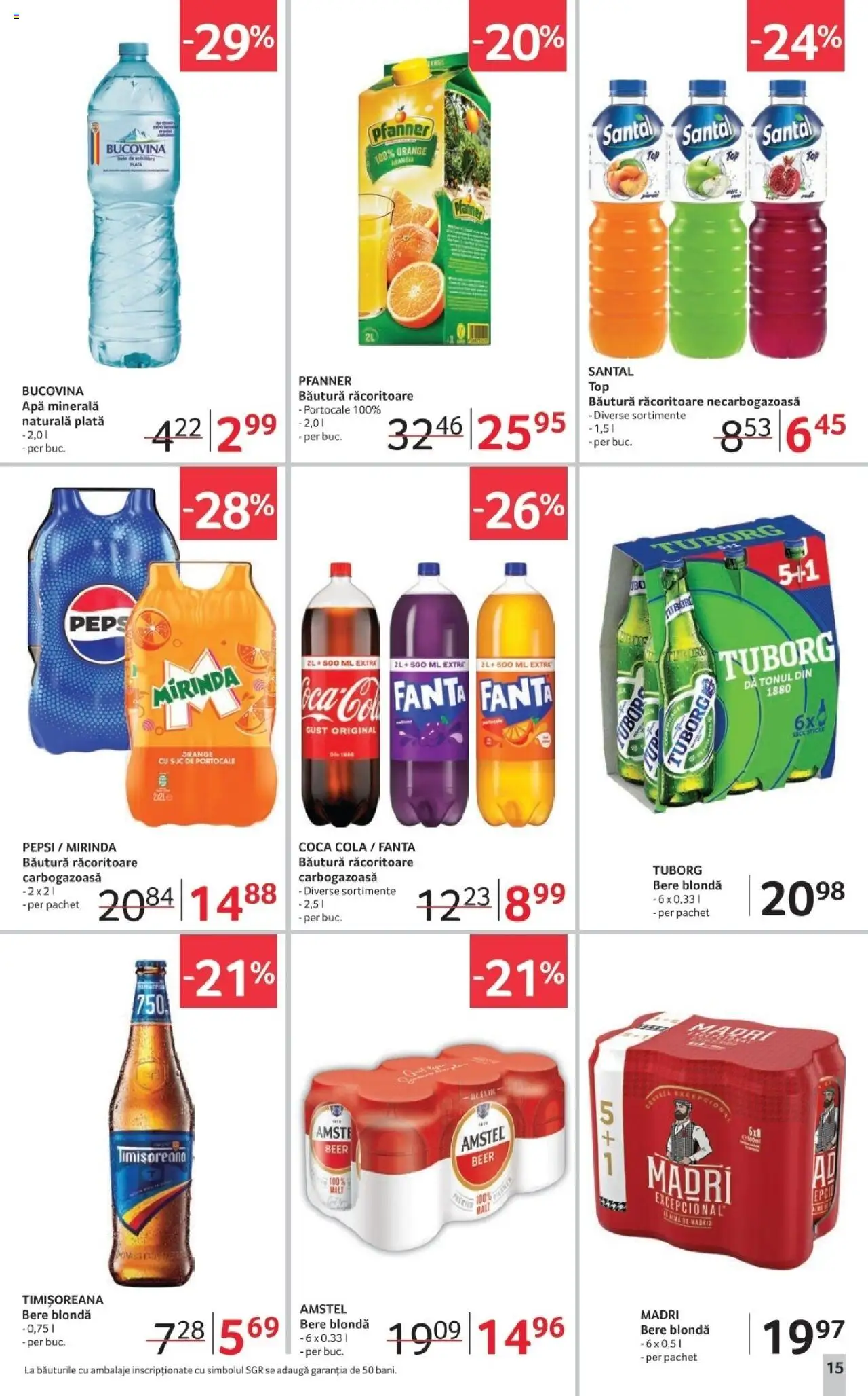 Catalog Selgros 17 - 29 Octombrie 2025 | Pagina 15 | Produse: Amerikan servis, Bere, Portocale, Apă