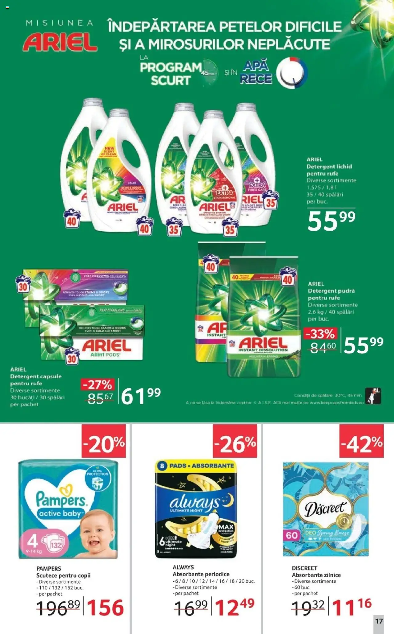 Catalog Selgros 17 - 29 Octombrie 2025 | Pagina 17 | Produse: Pomelo, Pirinç gevreği, Pudră, Absorbante