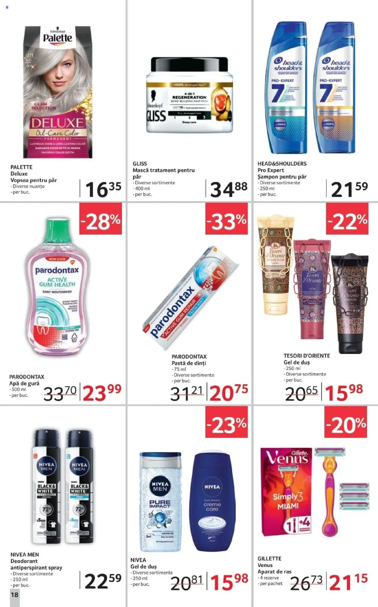 Catalog Selgros 17 - 29 Octombrie 2025 | Pagina 18 | Produse: Duș, Șampon, Antiperspirant, Apă de gură