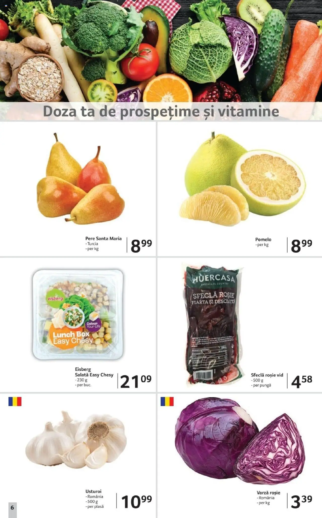Catalog Selgros 17 - 29 Octombrie 2025 | Pagina 6 | Produse: Pungă, Salată, Usturoi, Sfeclă