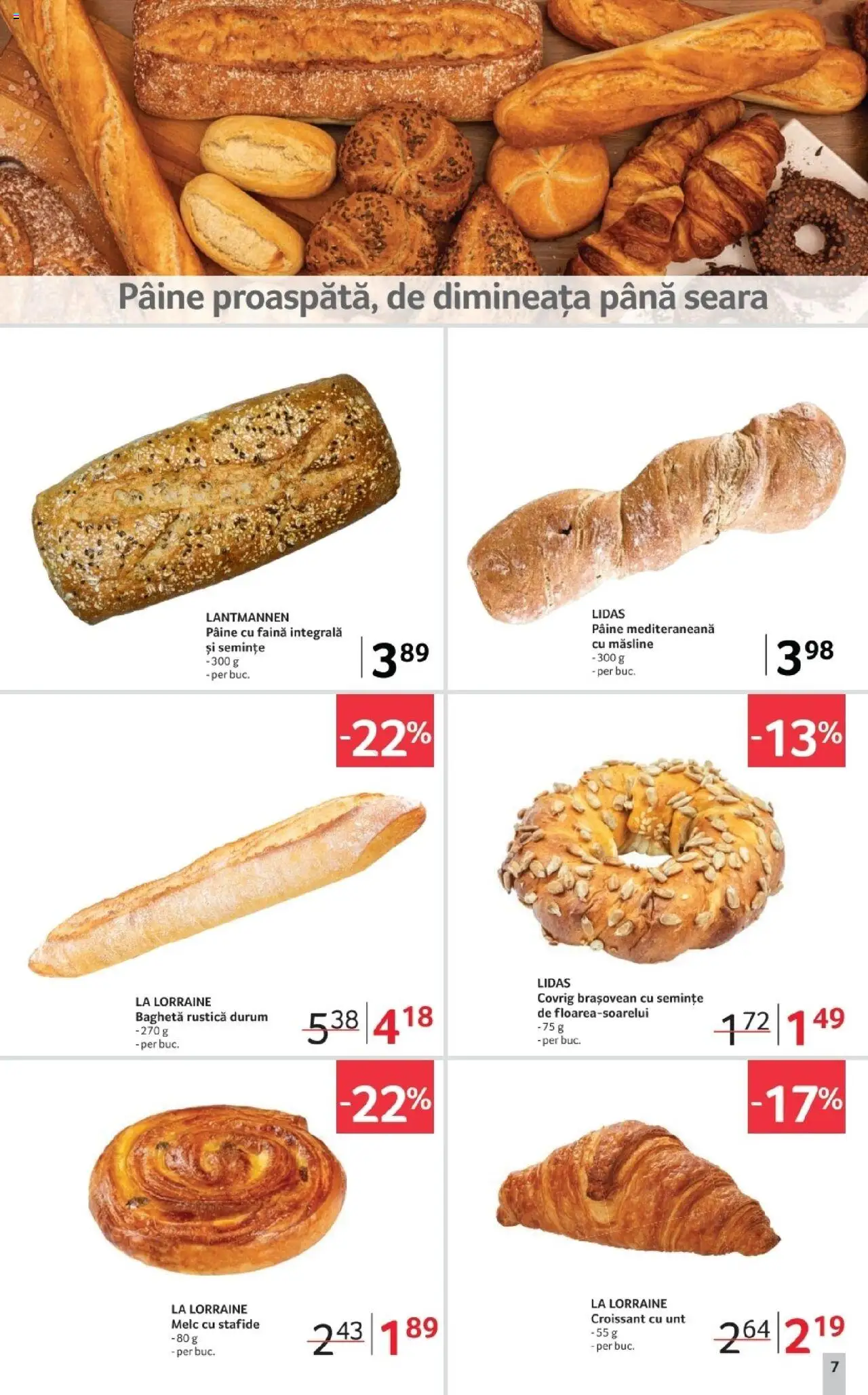 Catalog Selgros 17 - 29 Octombrie 2025 | Pagina 7 | Produse: Semințe, Unt, Pâine, Stafide