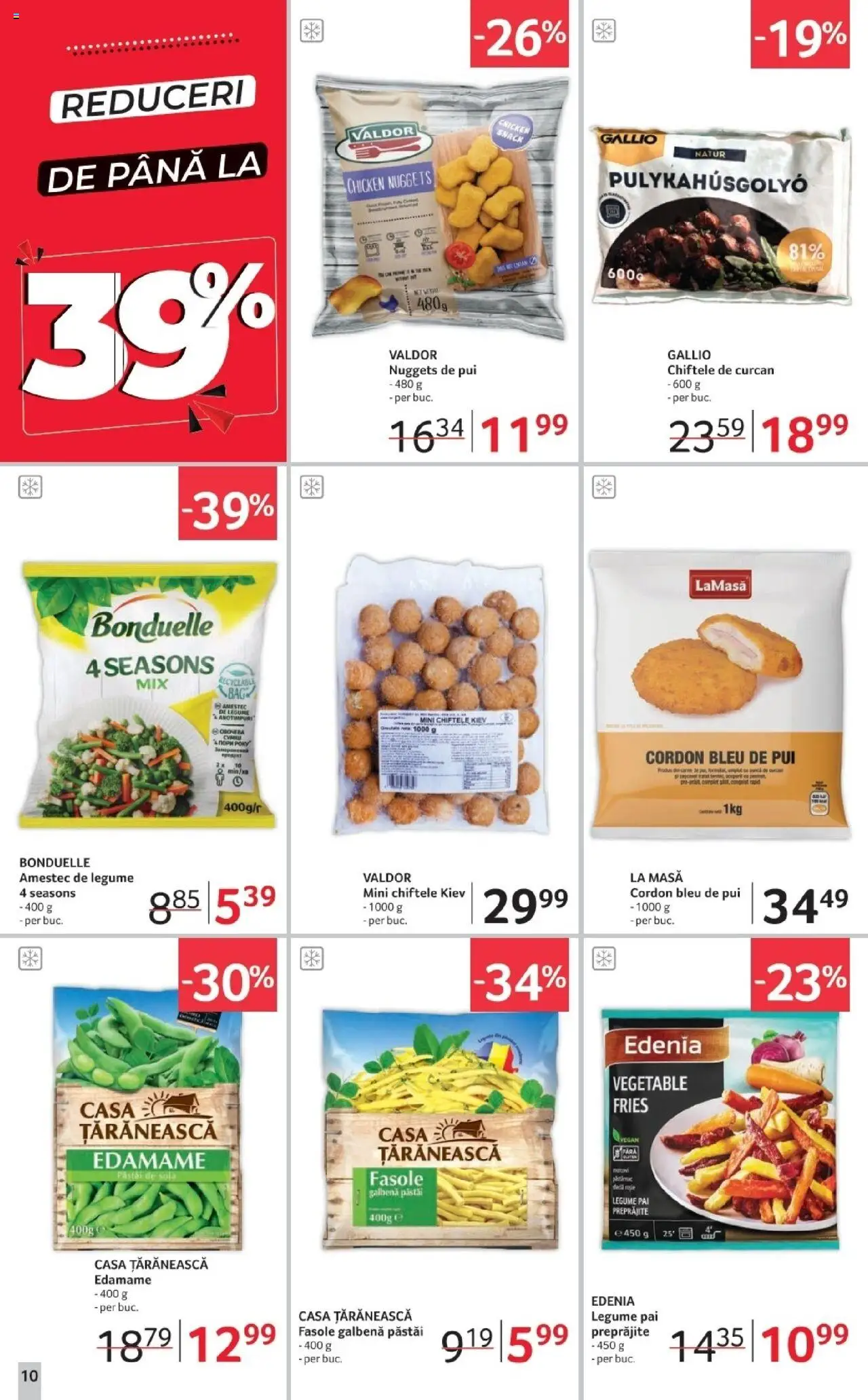 Catalog Selgros 17 - 29 Octombrie 2025 | Pagina 10 | Produse: Masă, Hacıyatmaz Kedi Oyuncağı, Cordon bleu, Legume