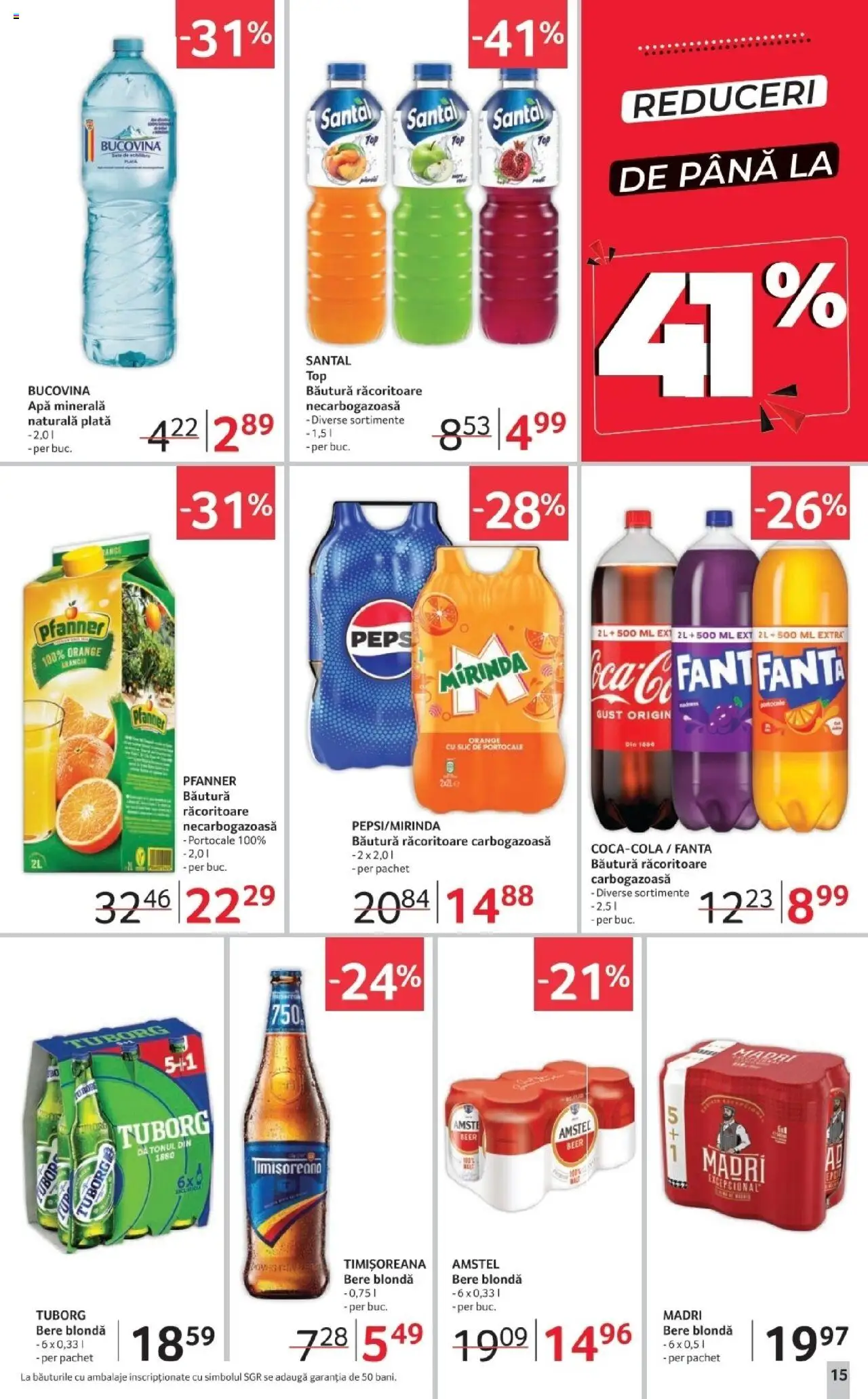 Catalog Selgros 17 - 29 Octombrie 2025 | Pagina 15 | Produse: Yazı tahtası kalemi, Suc, Portocale, Apă