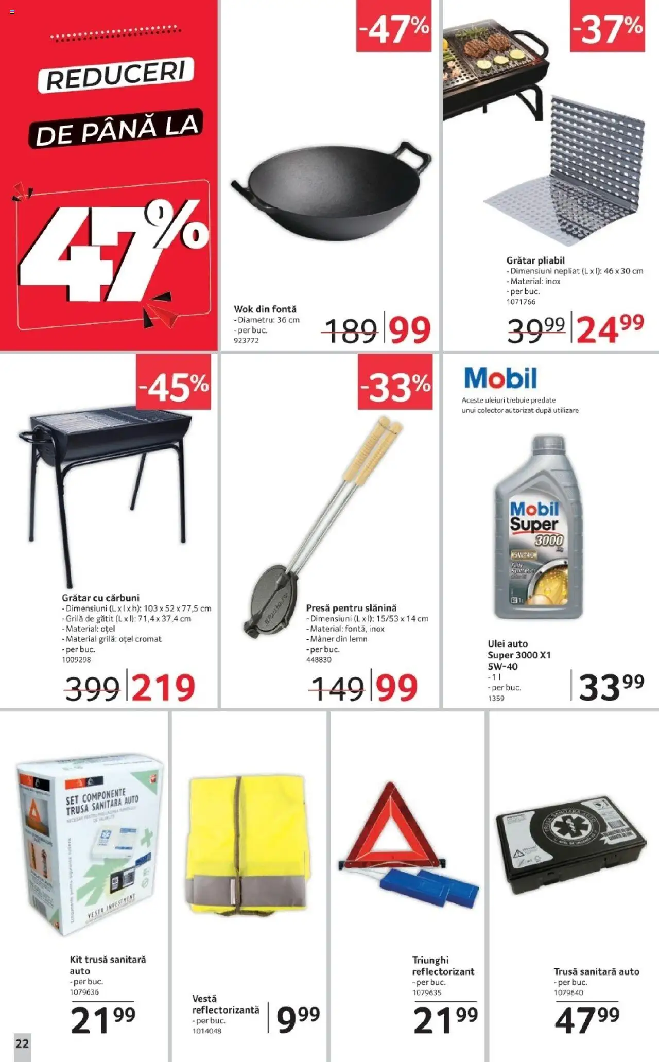 Catalog Selgros 17 - 29 Octombrie 2025 | Pagina 22 | Produse: Presă, Grătar, Ulei, Vestă