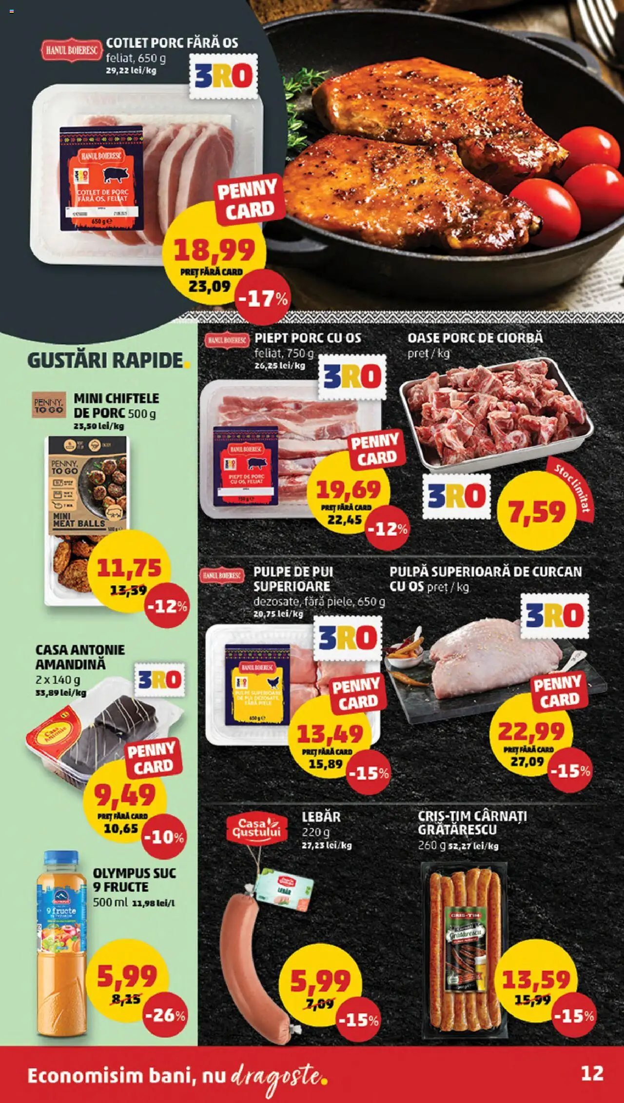 Catalog PENNY Market 15 - 20 Octombrie 2025 | Pagina 12 | Produse: Lait de coco, Amandină, Suc, Chiftele