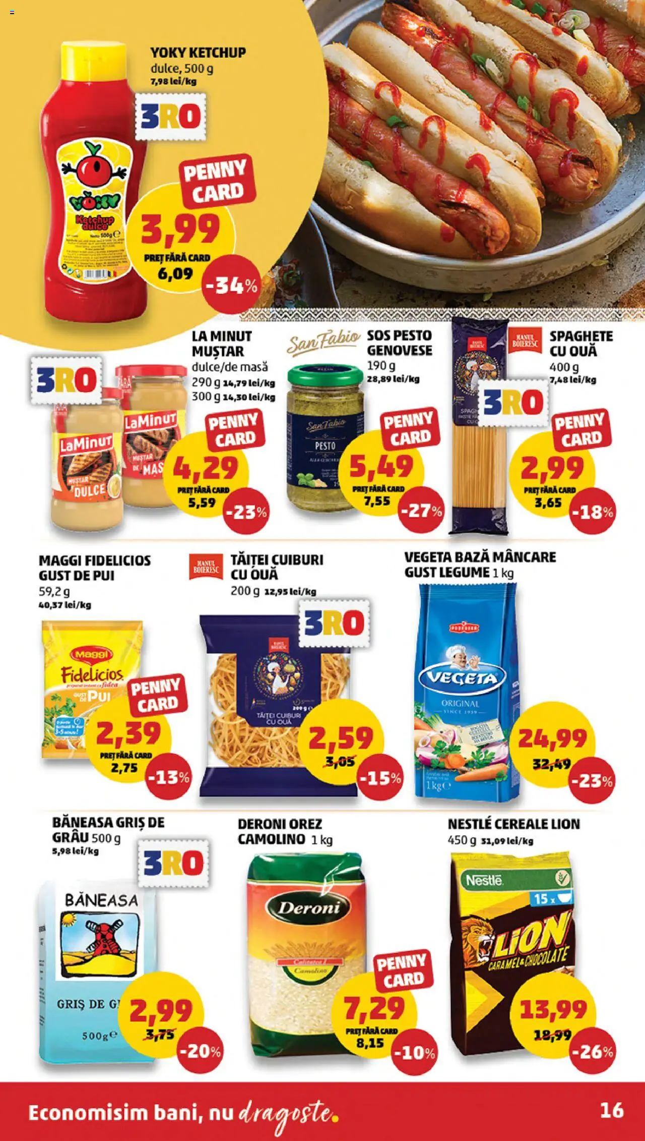 Catalog PENNY Market 15 - 20 Octombrie 2025 | Pagina 16 | Produse: Ouă, Cereale, Ketchup, Legume