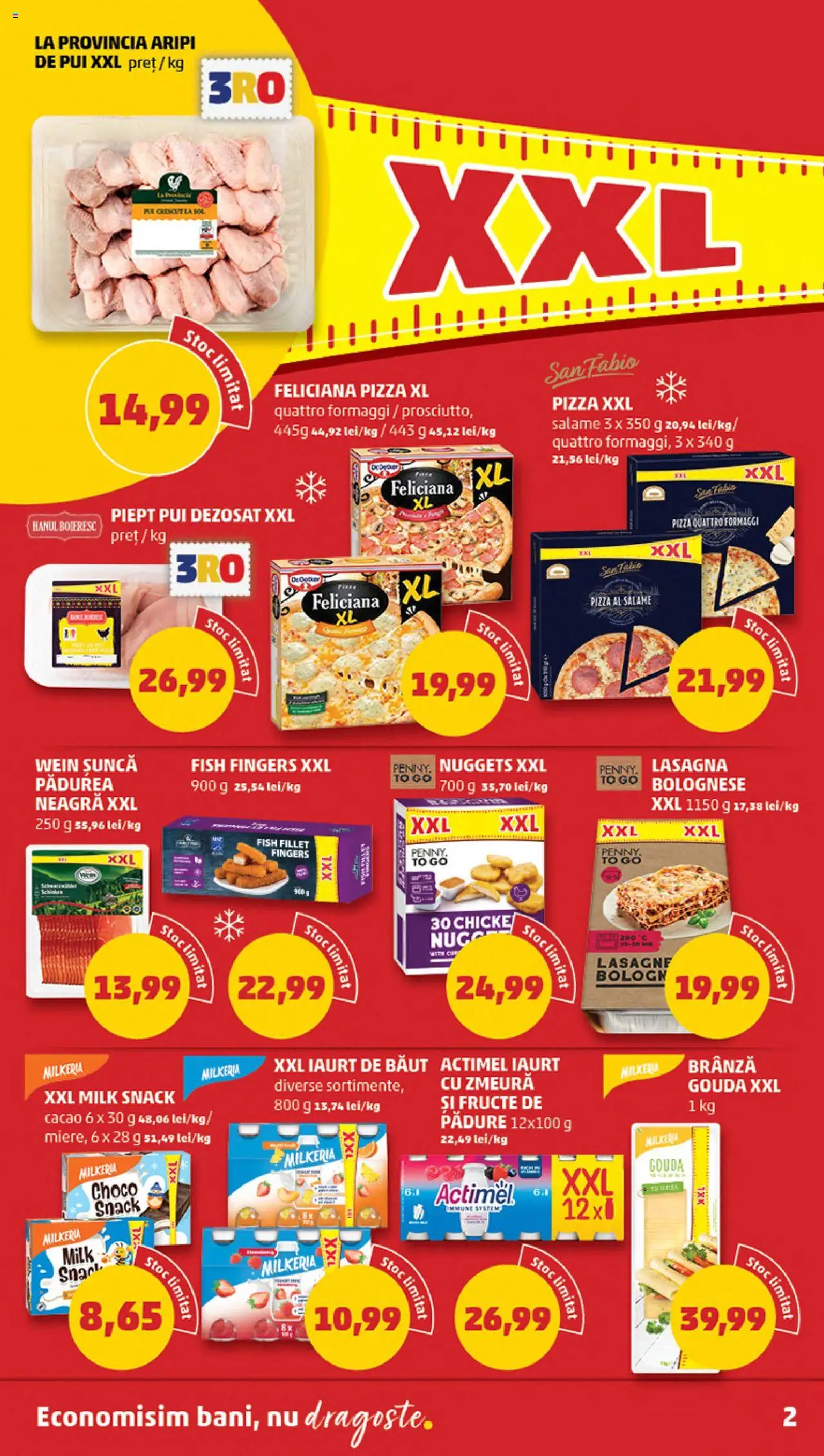 Catalog PENNY Market 15 - 20 Octombrie 2025 | Pagina 2 | Produse: Brânză, Iaurt, Șuncă, Fructe