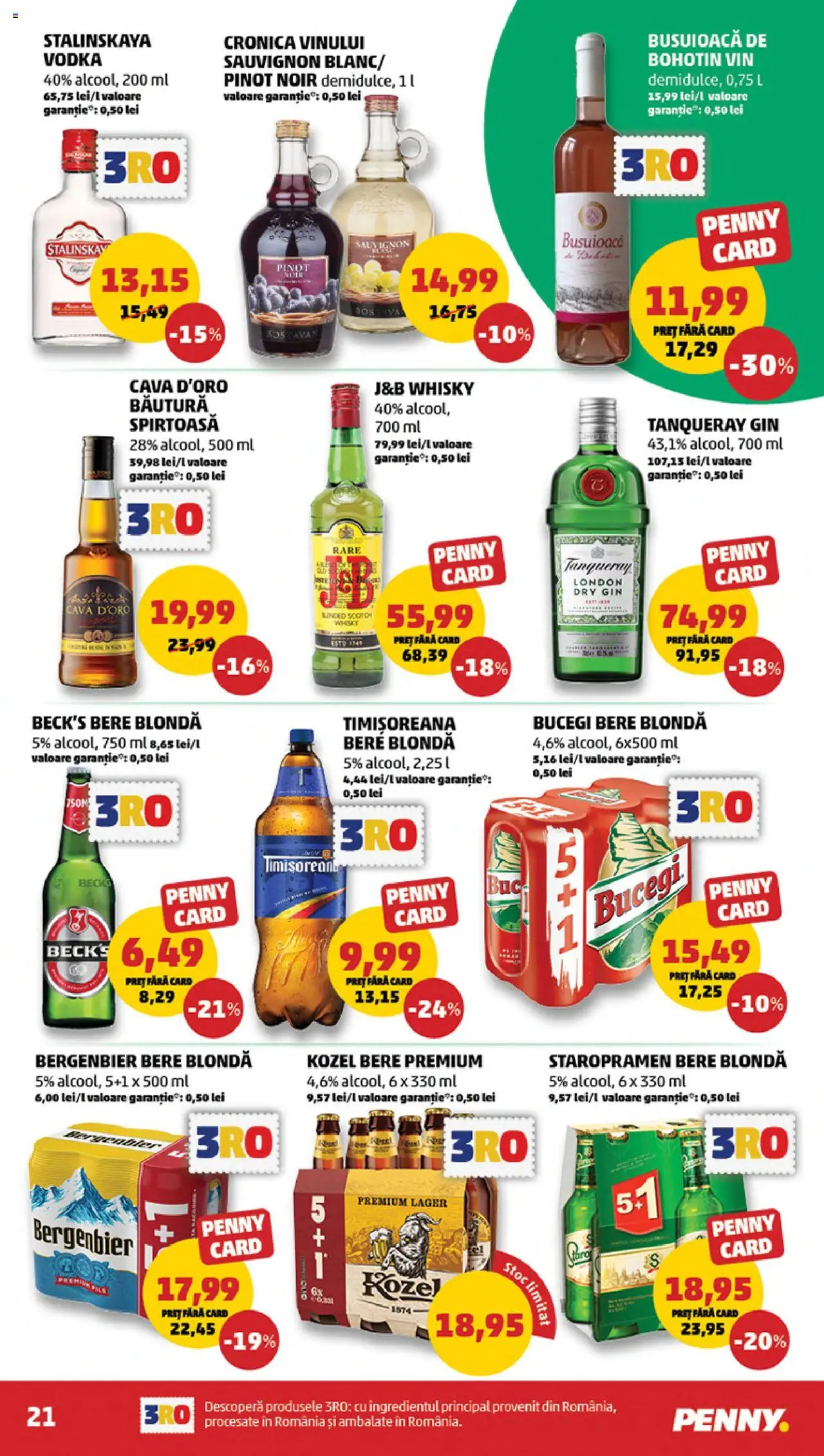 Catalog PENNY Market 15 - 20 Octombrie 2025 | Pagina 21 | Produse: Pară, Bere, Plastik Kulübe, Vodka