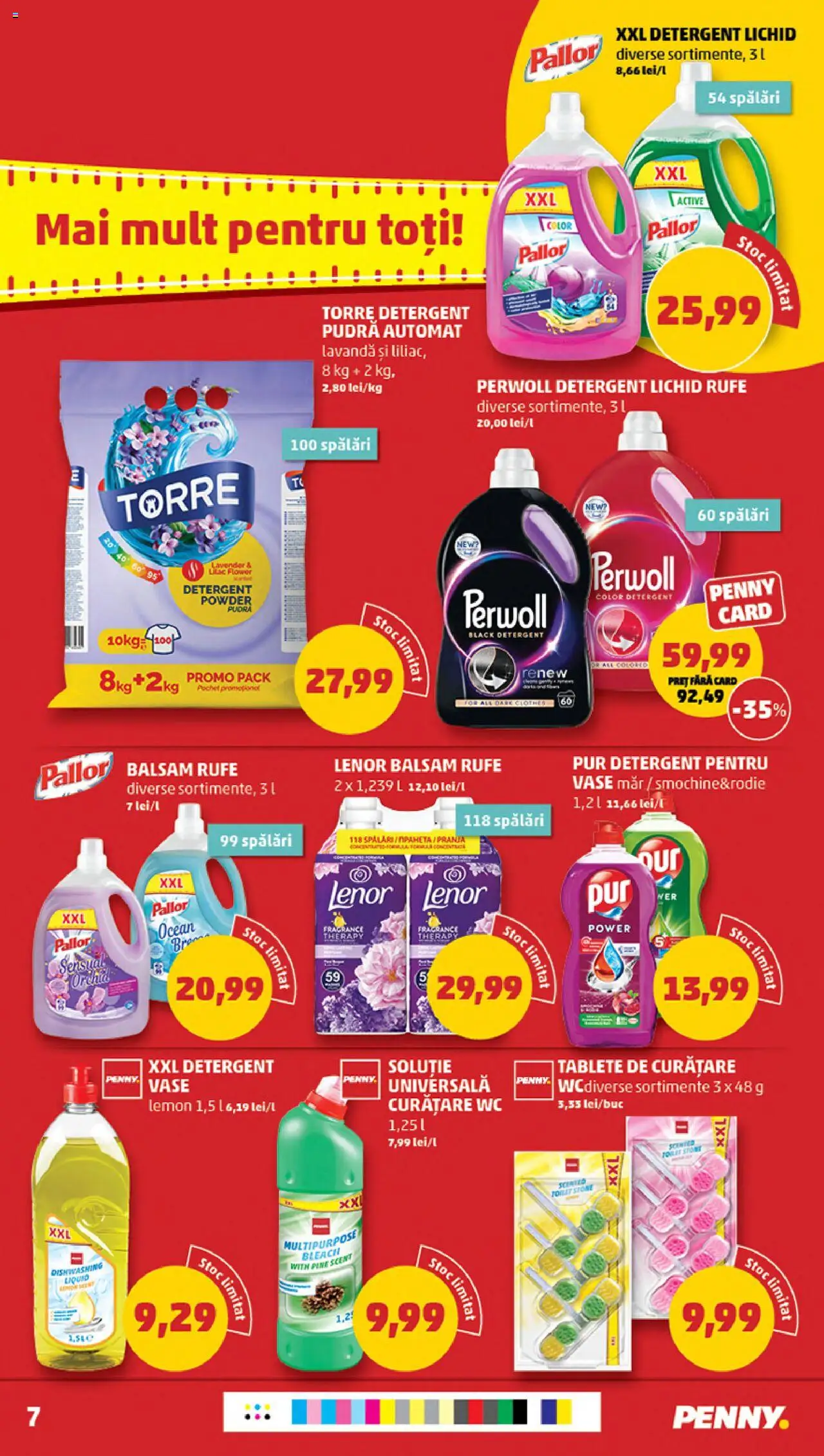Catalog PENNY Market 15 - 20 Octombrie 2025 | Pagina 7 | Produse: Pudră, Balsam, Detergent