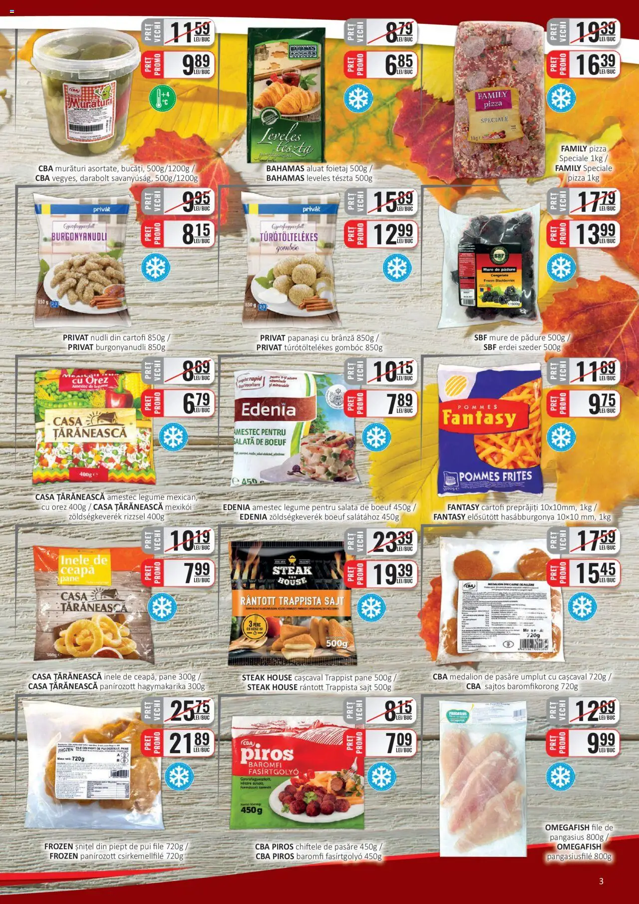 Catalog CBA 16 - 30 Octombrie 2025 | Pagina 3 | Produse: Hacıyatmaz Kedi Oyuncağı, Foietaj, Aluat, Salată
