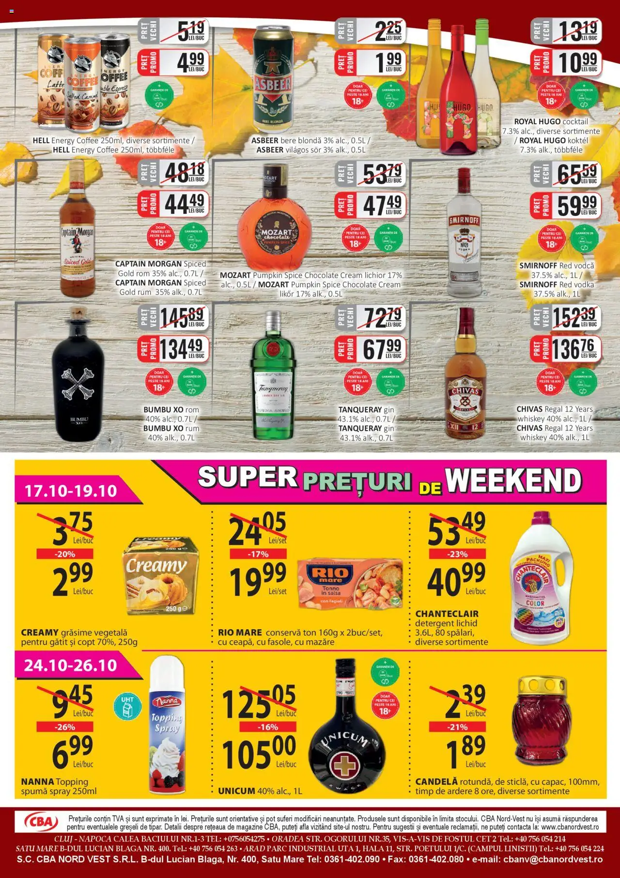 Catalog CBA 16 - 30 Octombrie 2025 | Pagina 8 | Produse: Mazăre, Bere, Rom, Detergent